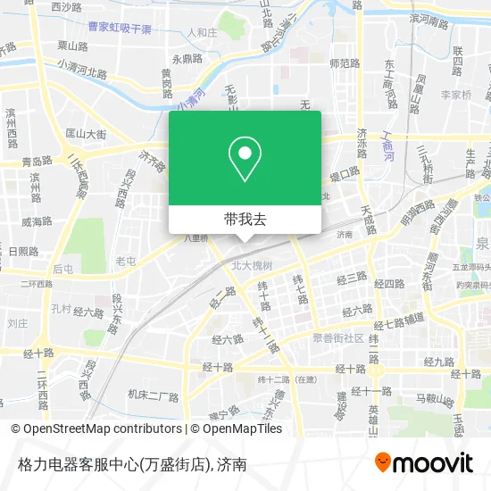 格力电器客服中心(万盛街店)地图