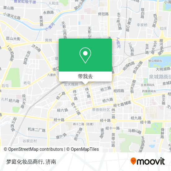 梦庭化妆品商行地图