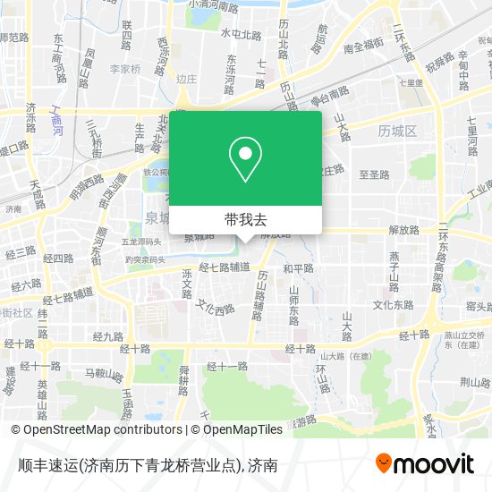 顺丰速运(济南历下青龙桥营业点)地图