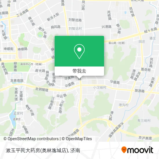 漱玉平民大药房(奥林逸城店)地图