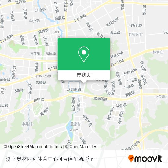 济南奥林匹克体育中心-4号停车场地图