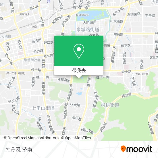牡丹园地图