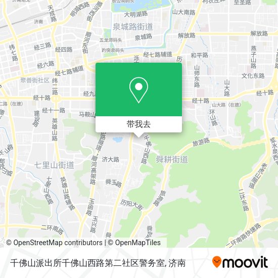 千佛山派出所千佛山西路第二社区警务室地图