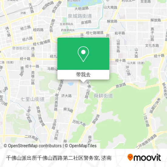 千佛山派出所千佛山西路第二社区警务室地图