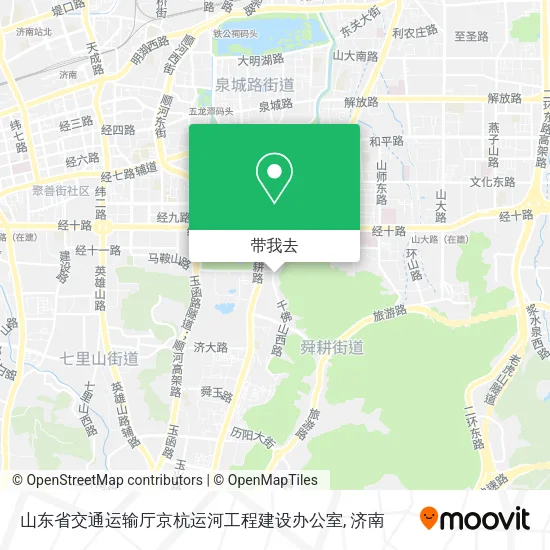 山东省交通运输厅京杭运河工程建设办公室地图