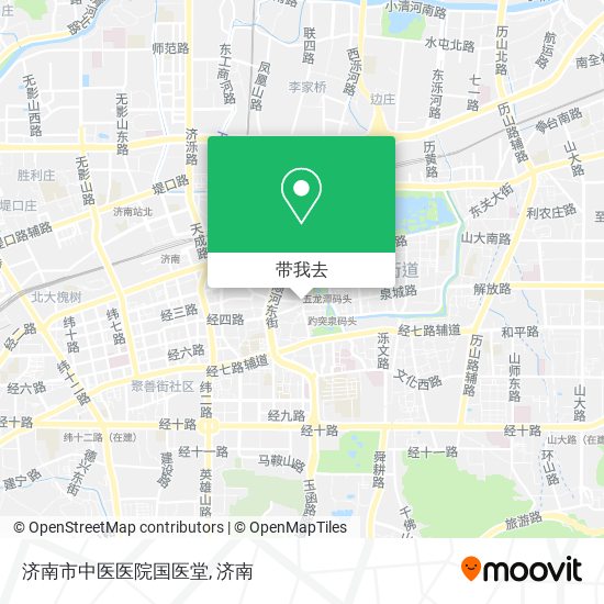 济南市中医医院国医堂地图