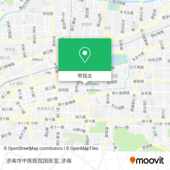 济南市中医医院国医堂地图