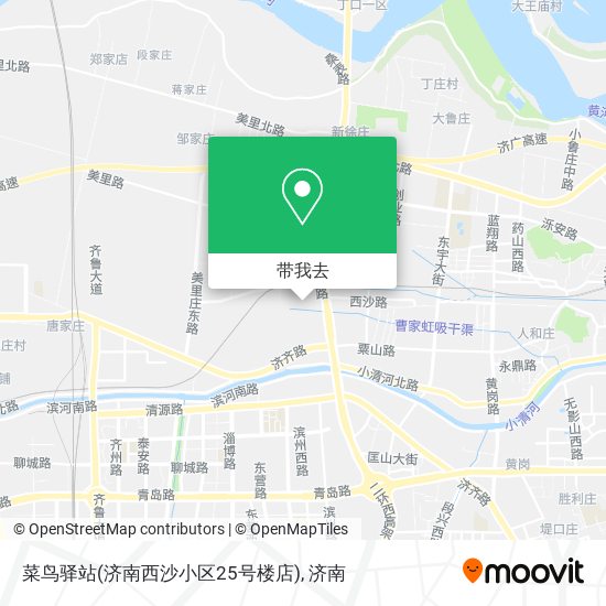 菜鸟驿站(济南西沙小区25号楼店)地图