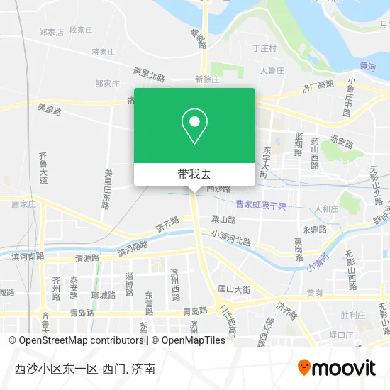西沙小区东一区-西门地图