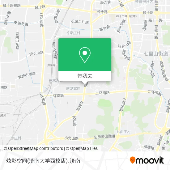 炫影空间(济南大学西校店)地图