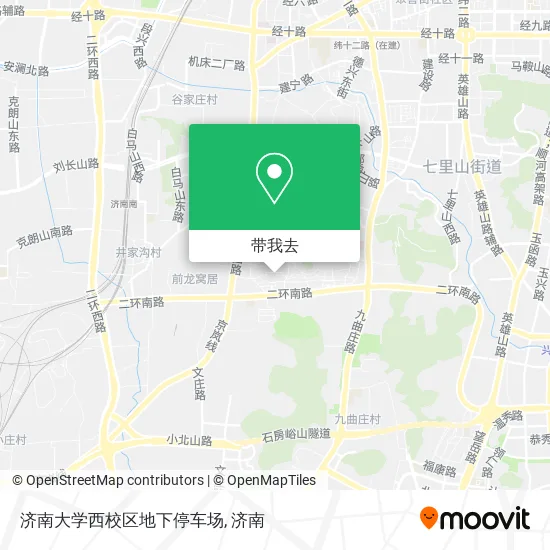 济南大学西校区地下停车场地图
