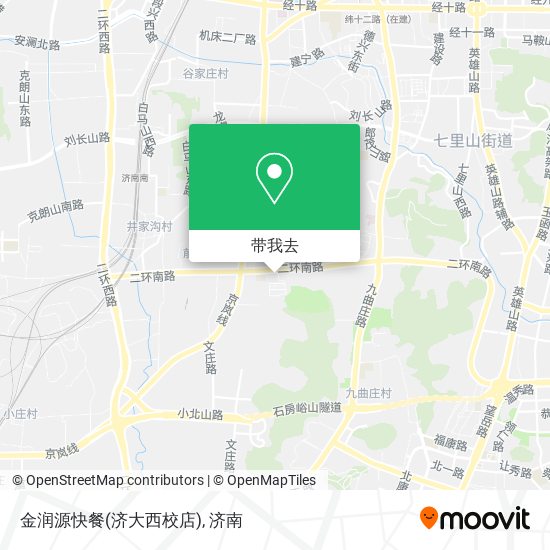 金润源快餐(济大西校店)地图