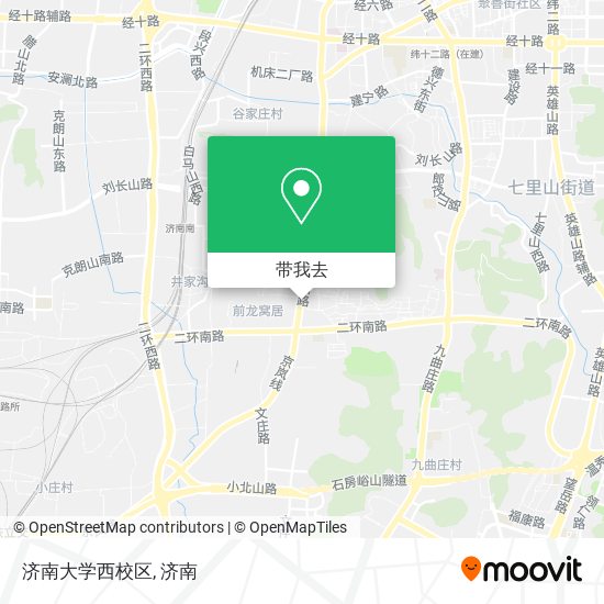 济南大学西校区地图