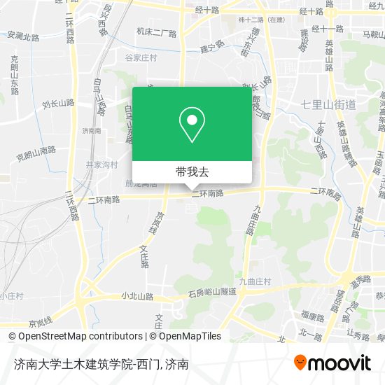 济南大学土木建筑学院-西门地图