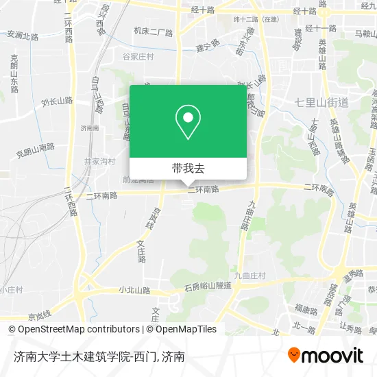 济南大学土木建筑学院-西门地图