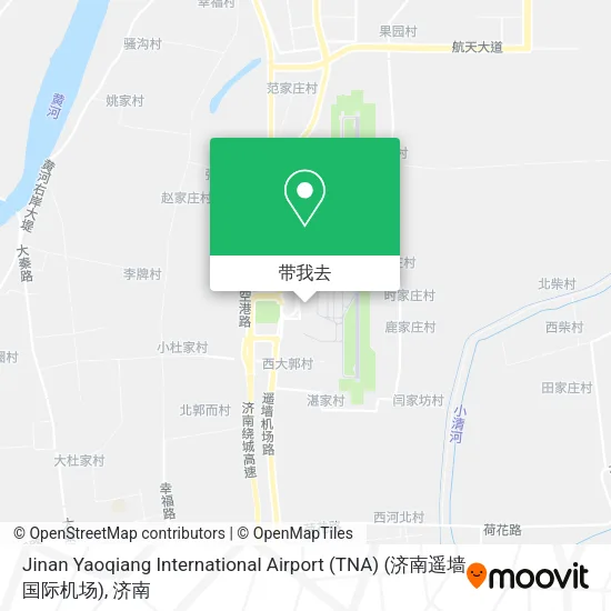 Jinan Yaoqiang International Airport (TNA) (济南遥墙国际机场)地图