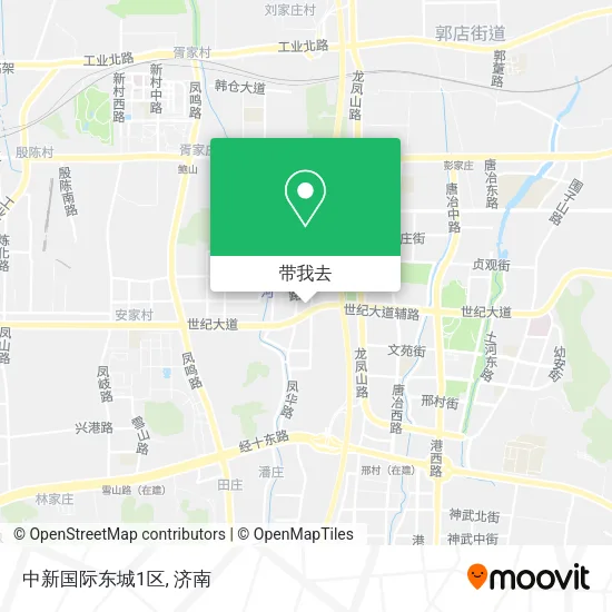 中新国际东城1区地图