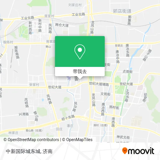 中新国际城东城地图