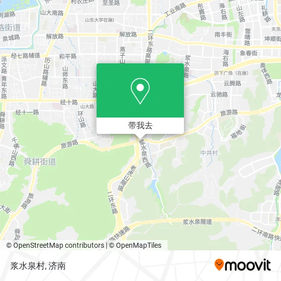 浆水泉村地图