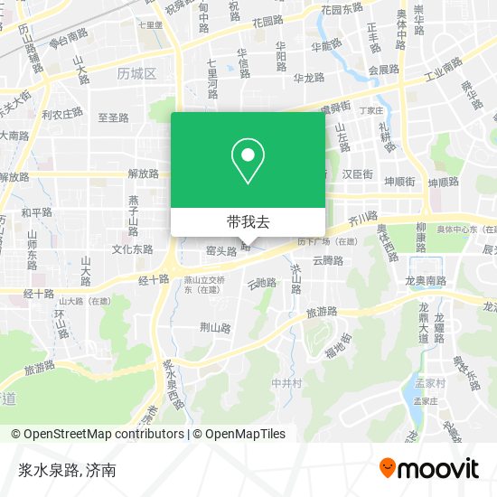 浆水泉路地图