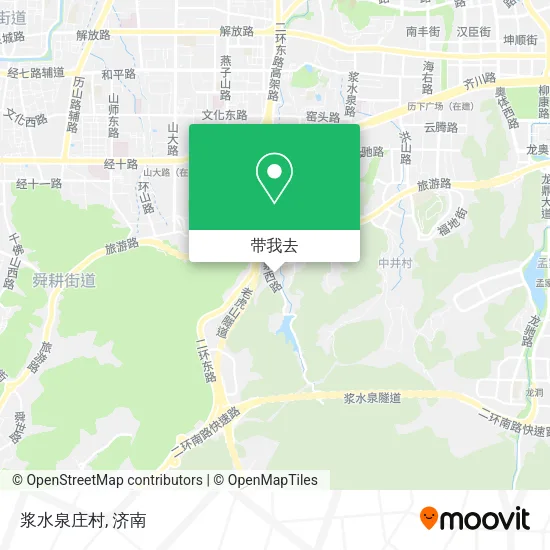 浆水泉庄村地图