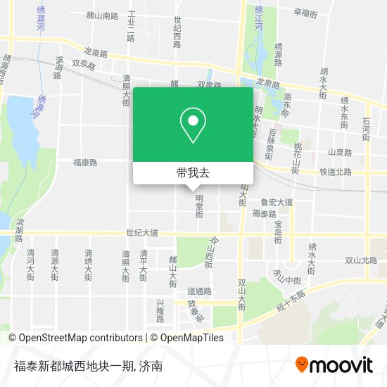 福泰新都城西地块一期地图