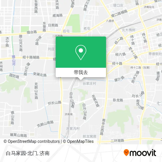 白马家园-北门地图
