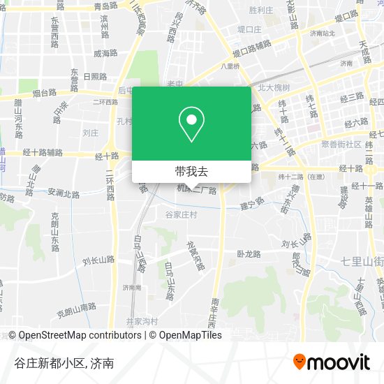 谷庄新都小区地图