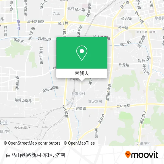 白马山铁路新村-东区地图