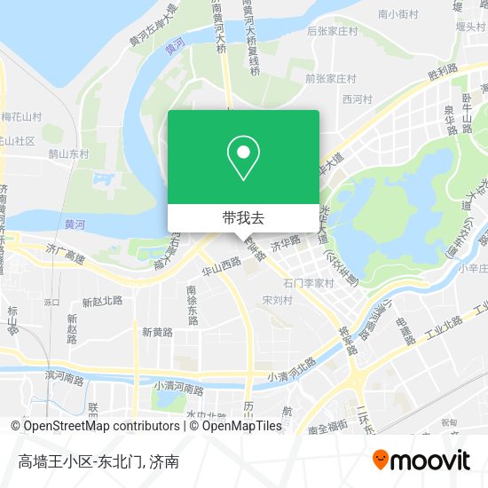 高墙王小区-东北门地图