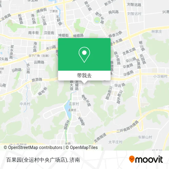 百果园(全运村中央广场店)地图