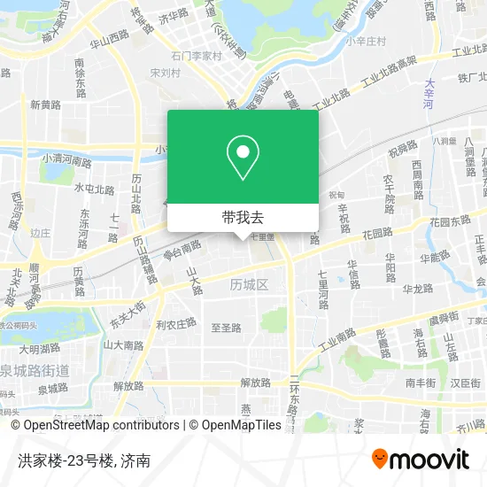 洪家楼-23号楼地图