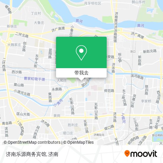 济南乐源商务宾馆地图