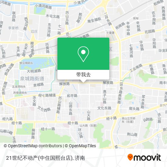 21世纪不动产(中住国熙台店)地图