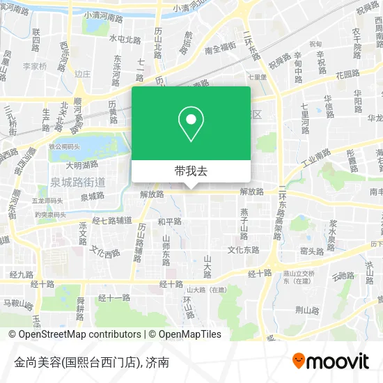 金尚美容(国熙台西门店)地图