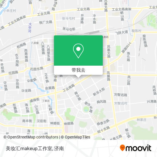 美妆汇makeup工作室地图