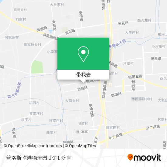 普洛斯临港物流园-北门地图