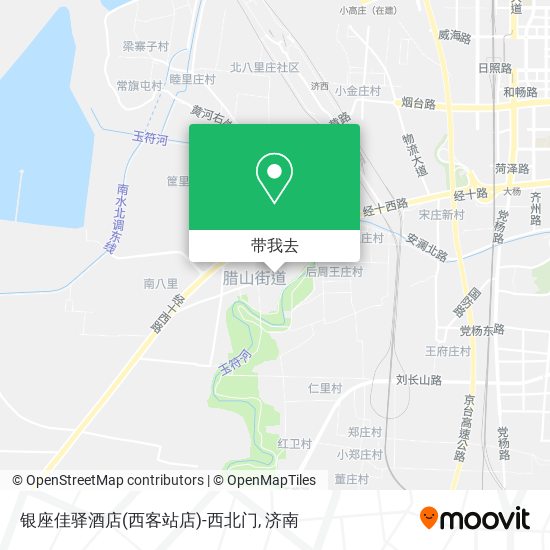 银座佳驿酒店(西客站店)-西北门地图