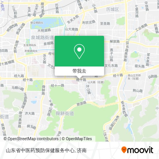 山东省中医药预防保健服务中心地图