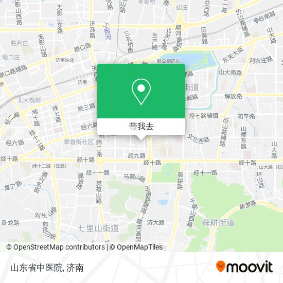 山东省中医院地图