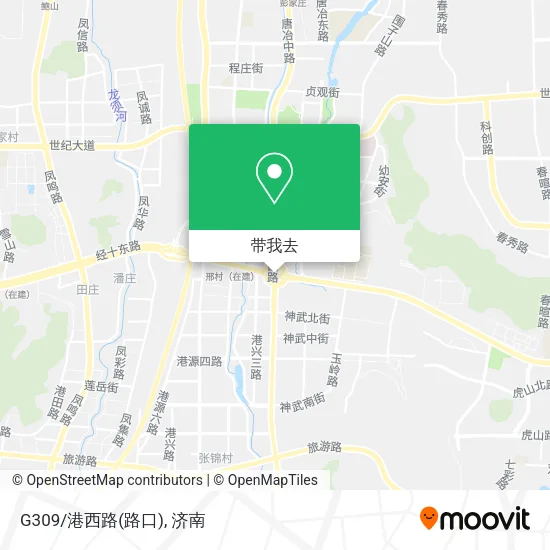 G309/港西路(路口)地图