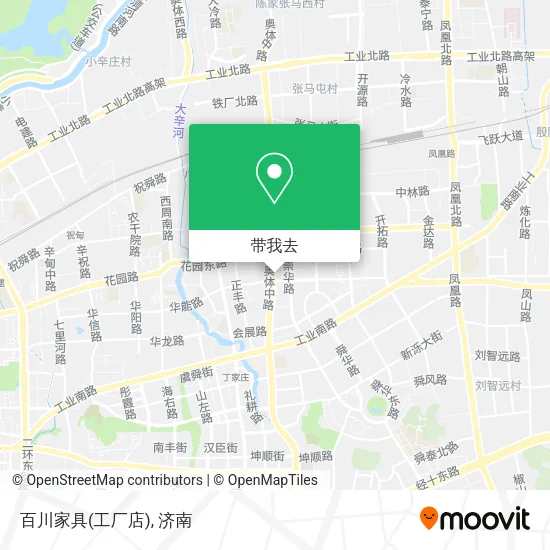 百川家具(工厂店)地图