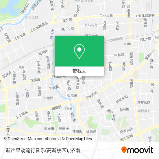 新声果动流行音乐(高新校区)地图