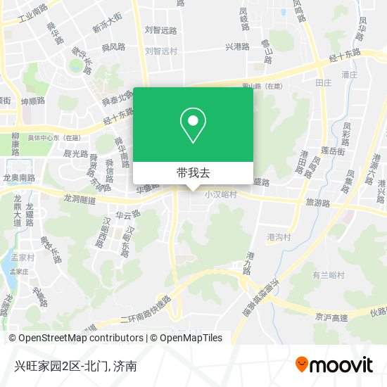 兴旺家园2区-北门地图