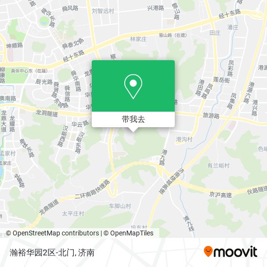 瀚裕华园2区-北门地图