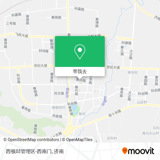 西顿邱管理区-西南门地图