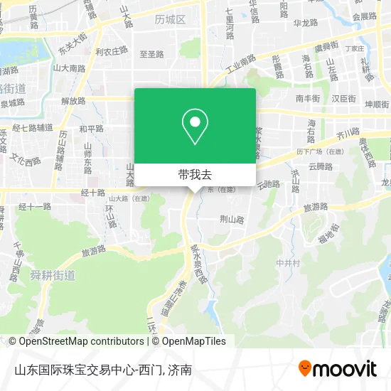 山东国际珠宝交易中心-西门地图