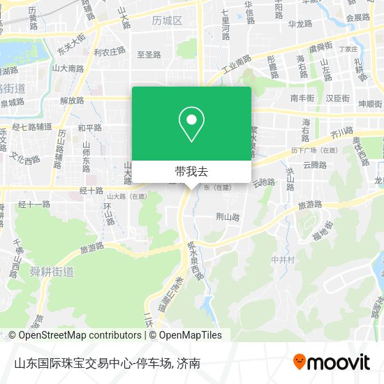 山东国际珠宝交易中心-停车场地图