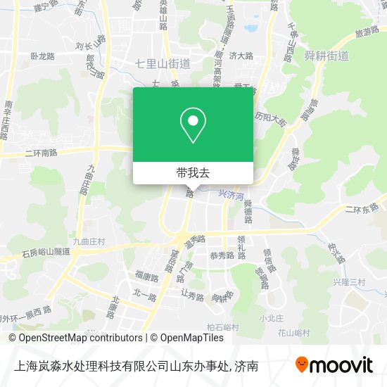 上海岚淼水处理科技有限公司山东办事处地图