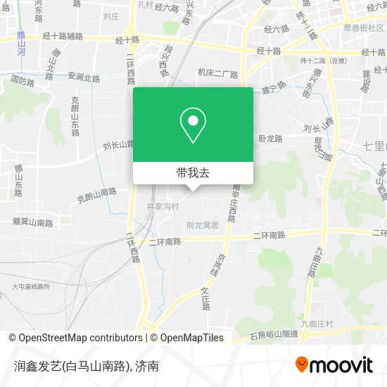 润鑫发艺(白马山南路)地图
